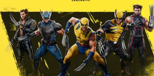 Five exclusive Wolverine suits